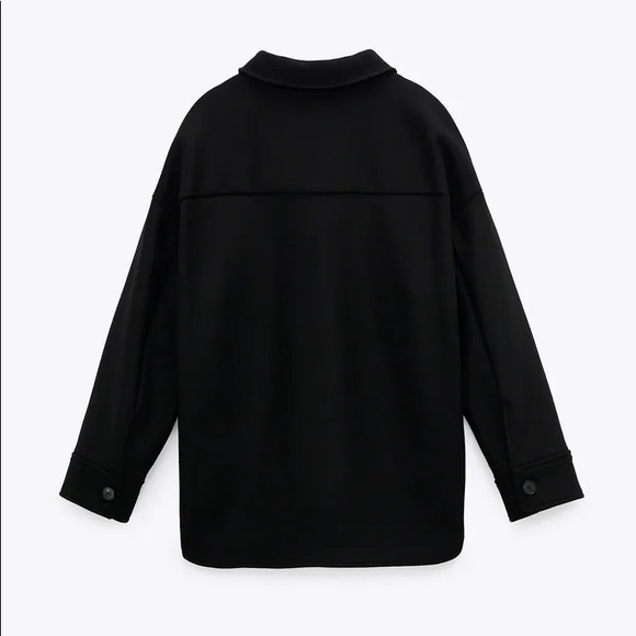 Zara Wool Blend Overshirt M - Picture 2 of 8